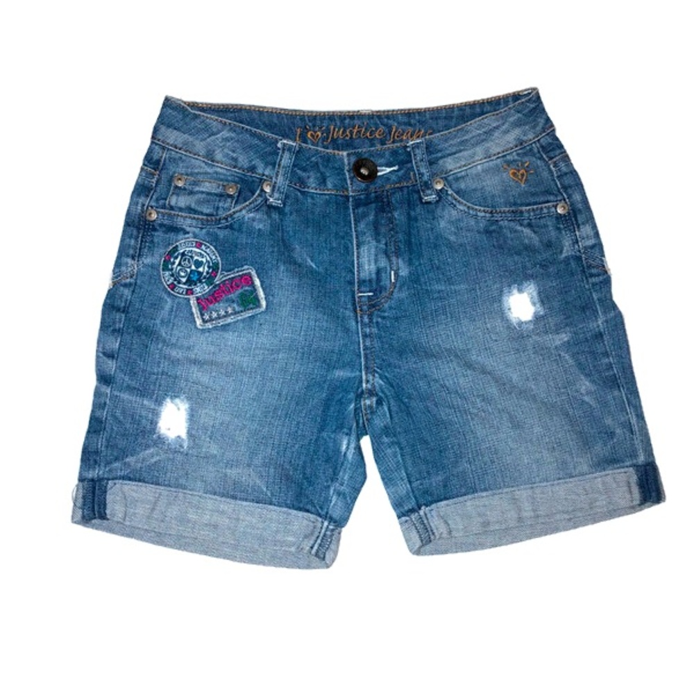 Justice Girls Short Jeans- Size 12